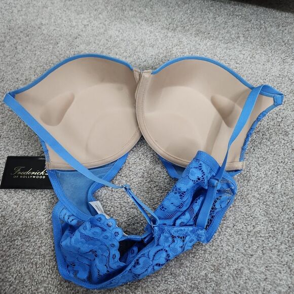 NWT Frederick’s of Hollywood Heartthrob Superboost Lace Bra (Size 32D) - Picture 7 of 8